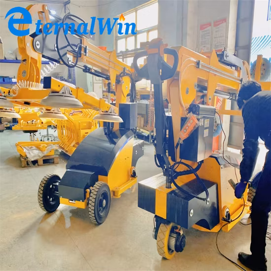 電動ガラス設置ロボット 大理石スラブハンドリングクレーン サクションカップ 真空ガラスリフター